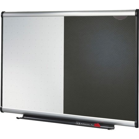Quartet Combination Board, Mounting System w/Dry-erase Markers, 3'x2' QRTBTE643A